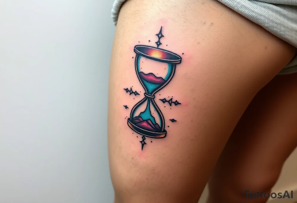 hourglass tattoo idea
