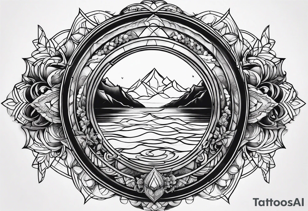 Still water runs deep tattoo idea