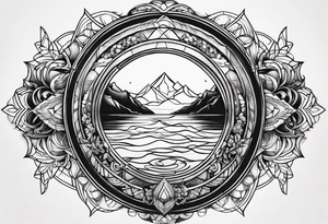 Still water runs deep tattoo idea