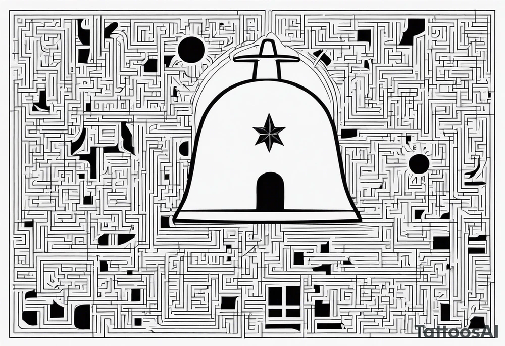 Bell, Maze, tracks, North Star, Graveyard, Mask, Eternal, Rewind, tattoo idea