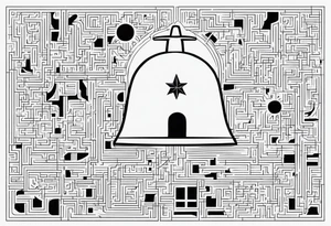 Bell, Maze, tracks, North Star, Graveyard, Mask, Eternal, Rewind, tattoo idea