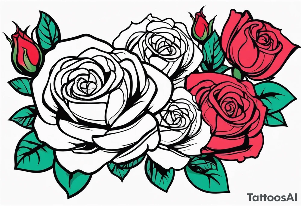 Roses tattoo idea