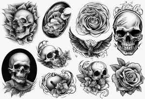 realistic stomach full sleeve tattoo idea