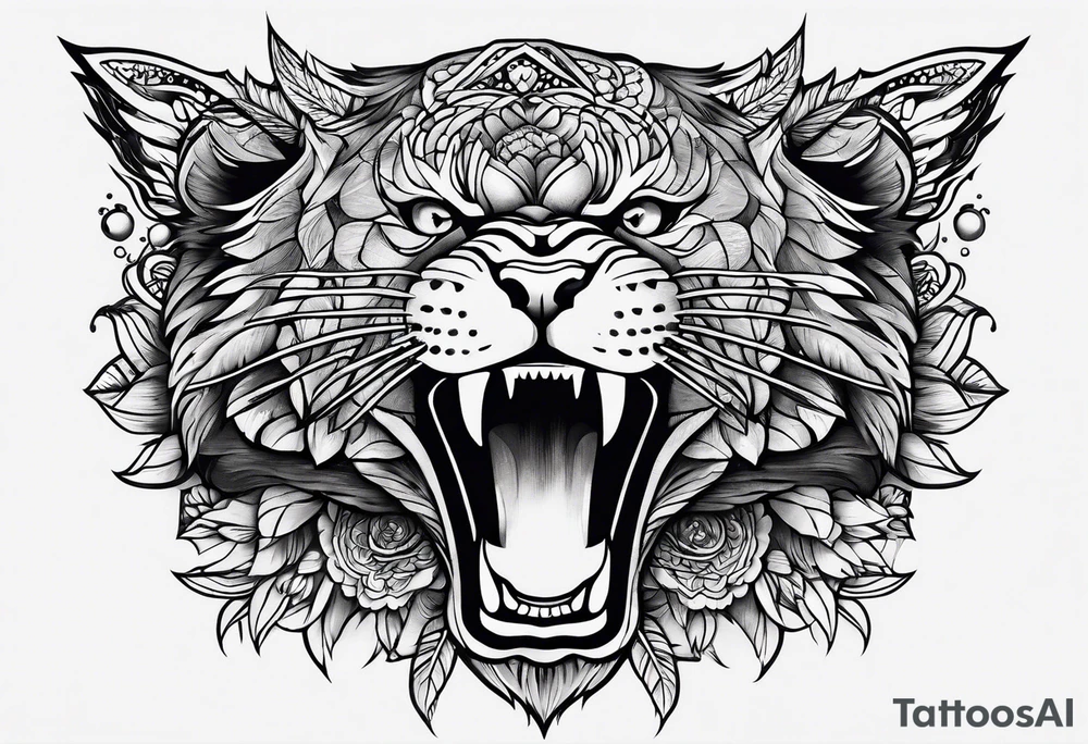 Big nature tattoo tattoo idea