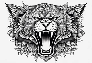 Big nature tattoo tattoo idea
