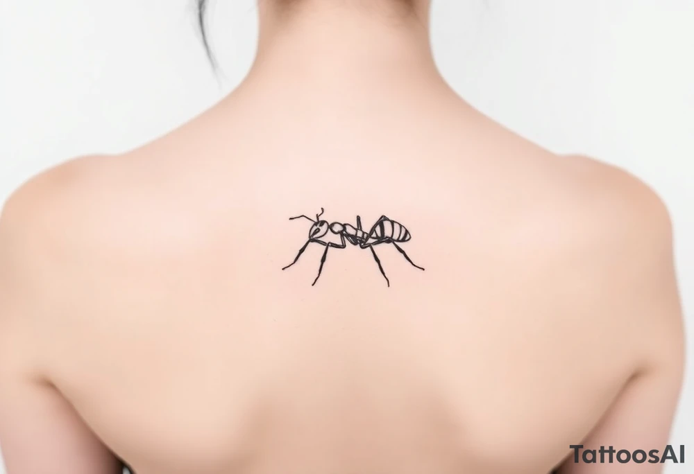 Army ant tattoo idea
