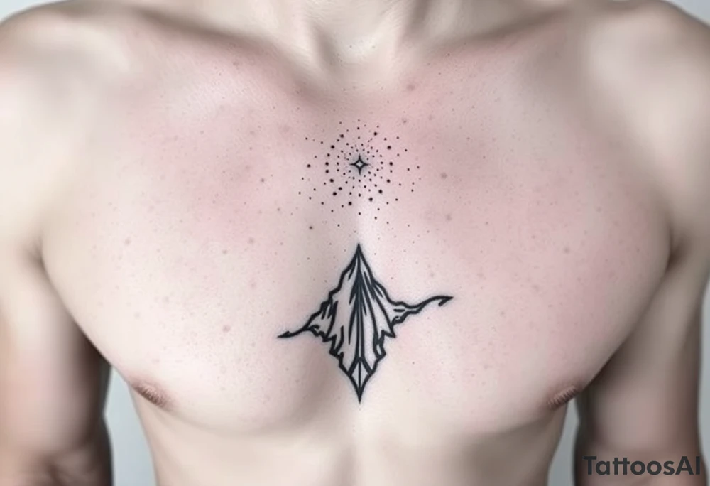 Night sky tattoo idea