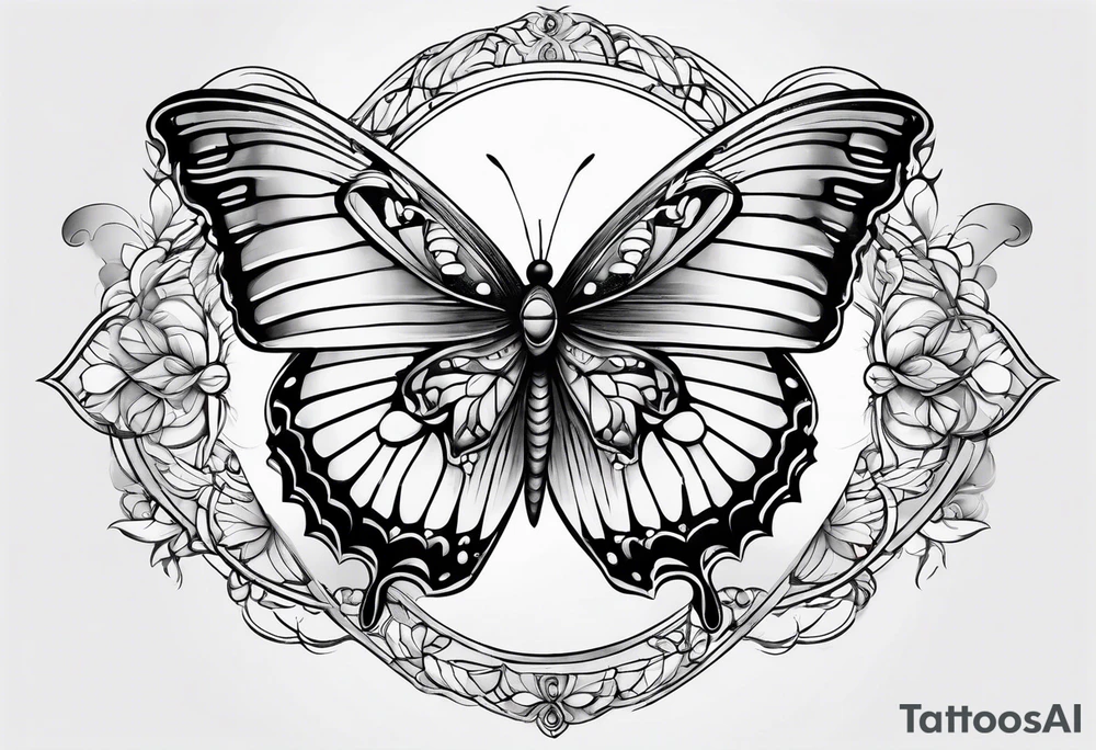 Butterflies tattoo idea