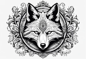 Démon renard tattoo idea