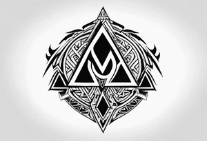 Valhalla fire 
 fog
Sword shield valknut tattoo idea
