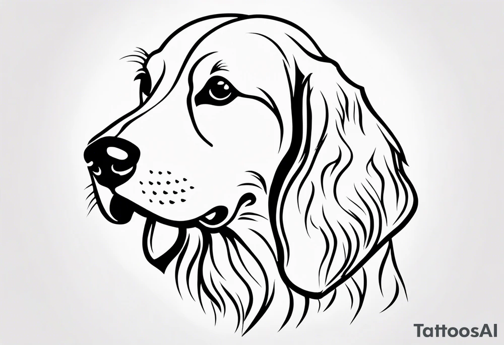 irish setter tattoo idea