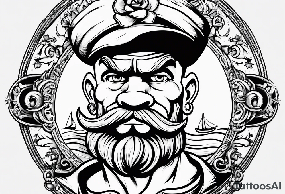 Popeye the sailor tattoo idea