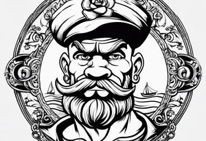 Popeye the sailor tattoo idea
