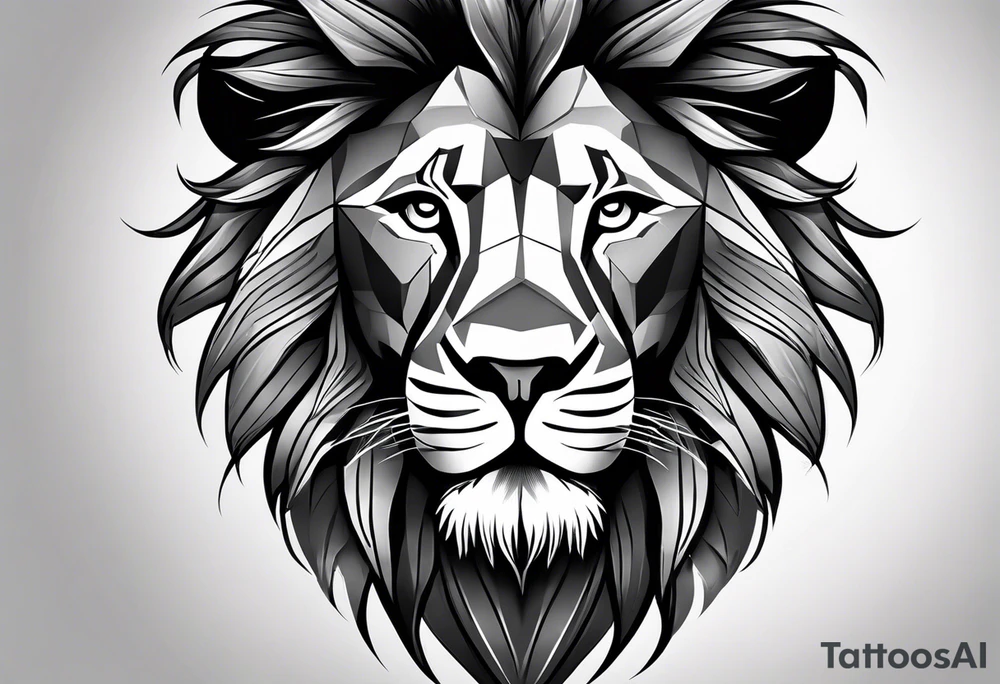 Lion profil tattoo idea