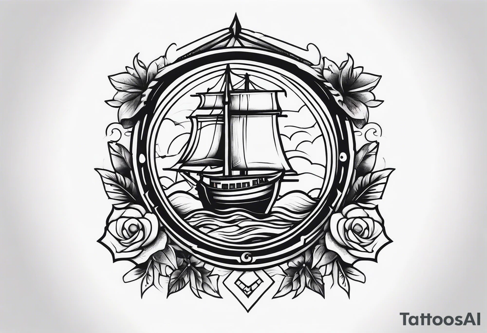 sleeve old school tattoo idea