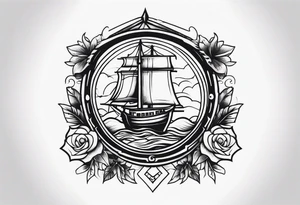 sleeve old school tattoo idea