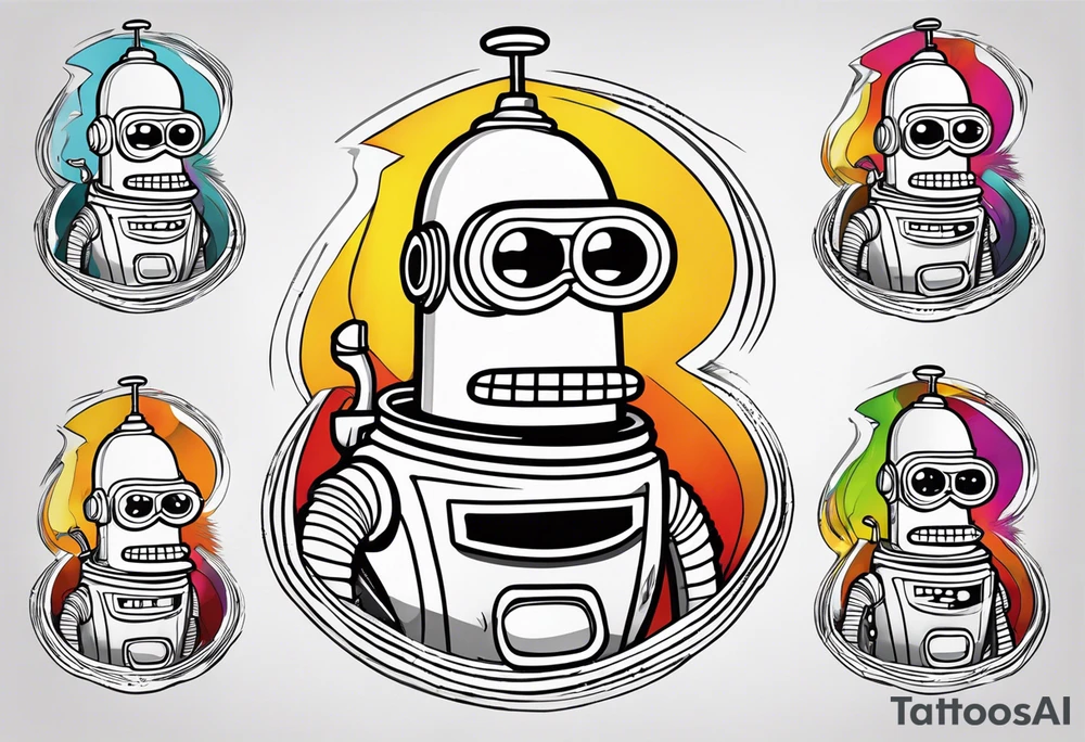Futurama Bender tattoo idea