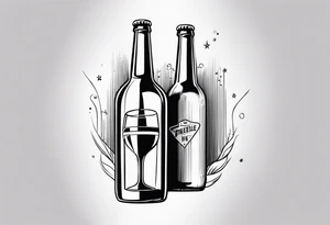 BEER BOOTLE tattoo idea