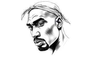2 pac tattoo idea