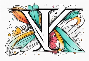 letter K tattoo idea