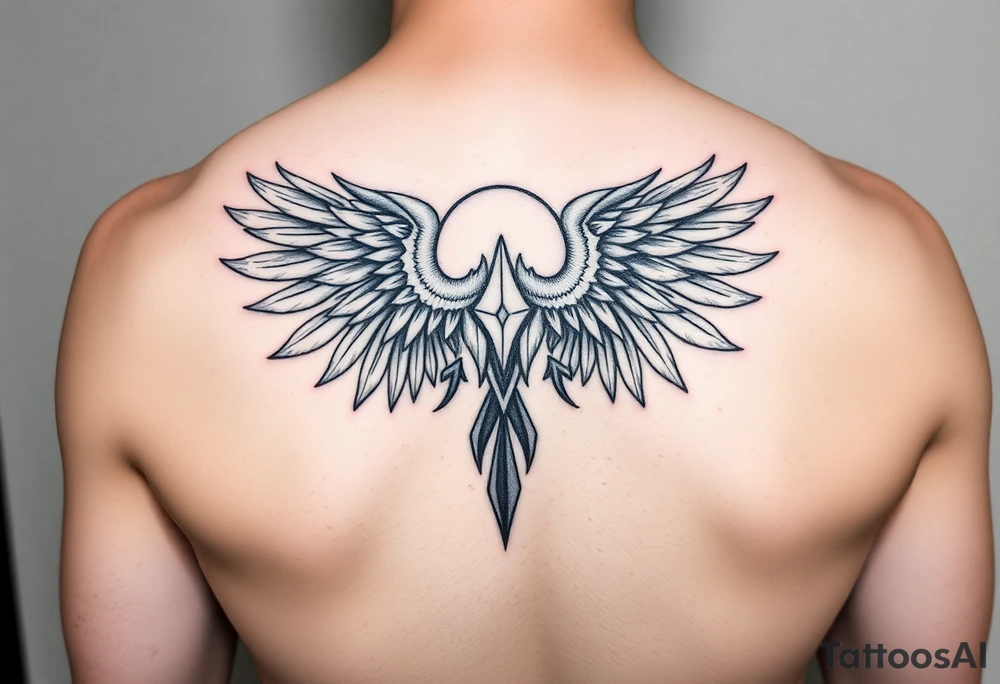 Angel alas tattoo idea