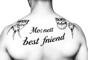 Money gangster best friends 2019 tattoo idea