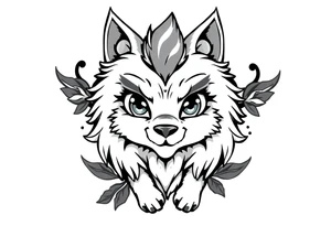 furry cartoon fursona ANTHROPOMORPHIC HUMAN masculine tattoo idea