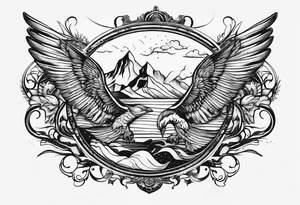 consistency written out in cursive tattoo idea