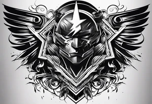 Lightning and thunder tattoo idea