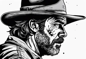 The walking dead rick tattoo idea