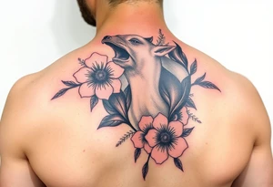 Lola with flowers and 01-10-2024 tattoo idea