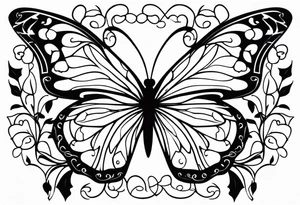 Butterfly, Ivy tattoo idea