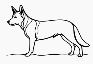 labrador, red fox labrador, picasso tattoo idea