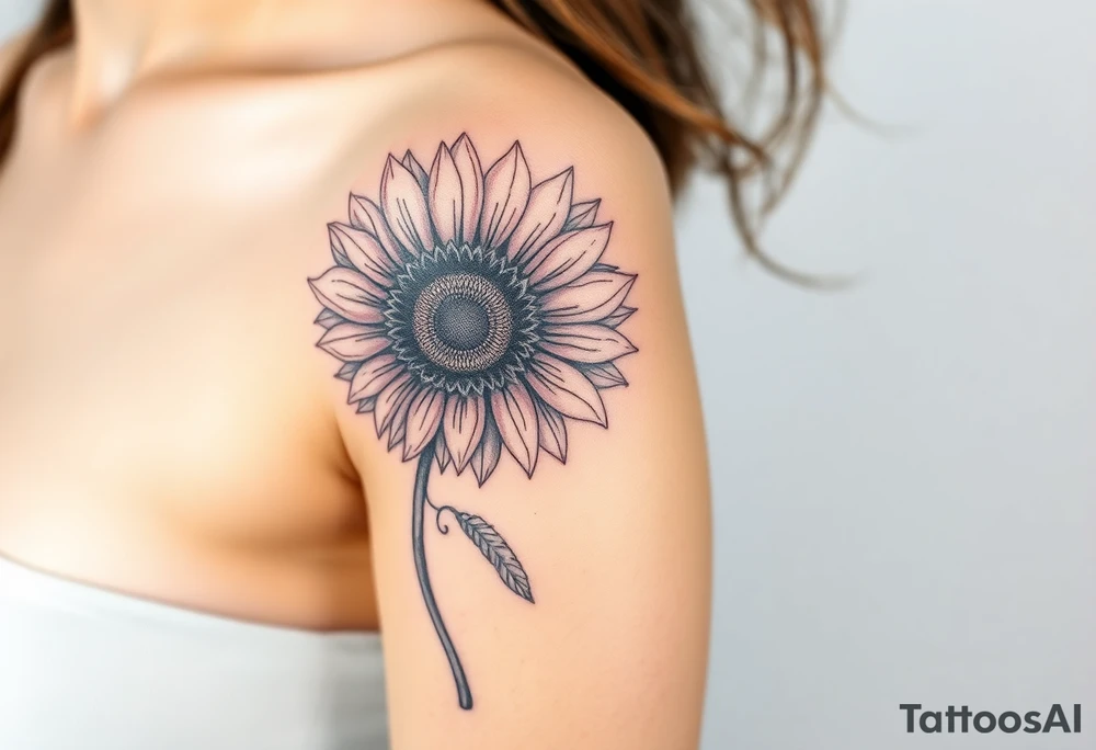 Quotes, 
paintbrushes, 
Sunflower tattoo idea