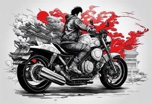 Akira movie red tattoo idea