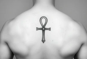 Small Ankh tattoo idea
