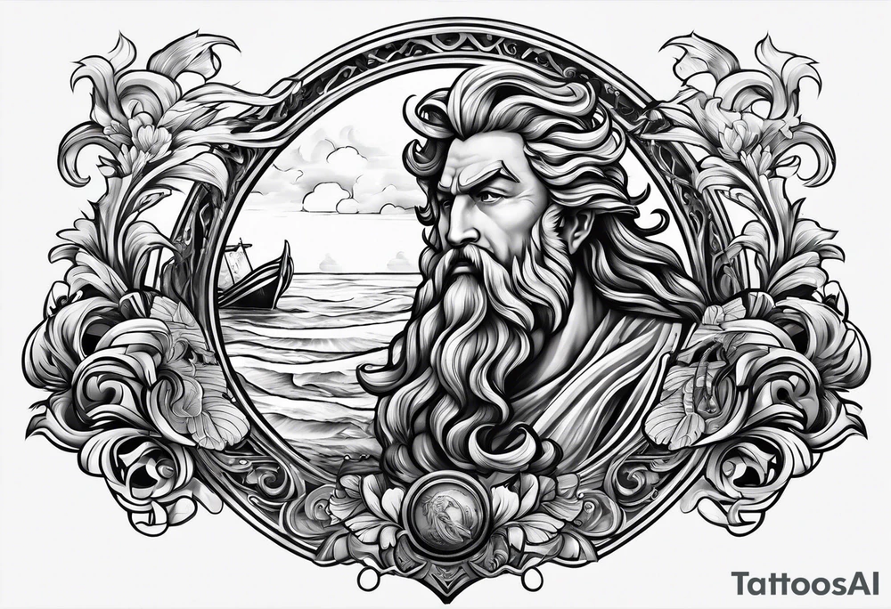 Poseidon tattoo idea