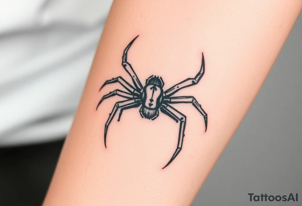 Spider tattoo idea