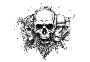 7 biblical “deadly sins”(Lust, Gluttony,Greed,Sloth,Wrath,Envy, and Pride). tattoo idea