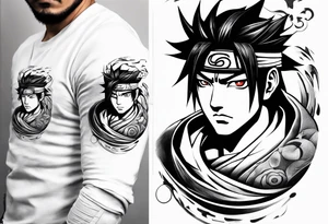 Shisui uchiha tattoo on arm tattoo idea