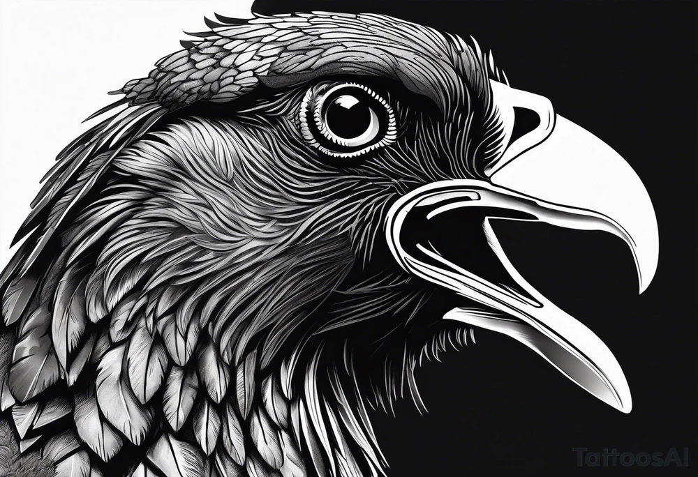 face of a deutchdrahthaar with a pheasant tattoo idea