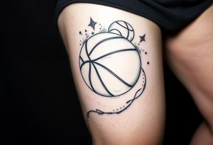 meaningful basketball things tattoo idea