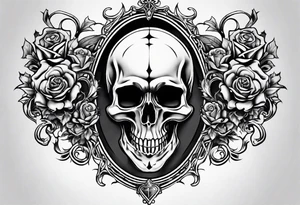 skeletal hand tattoo idea