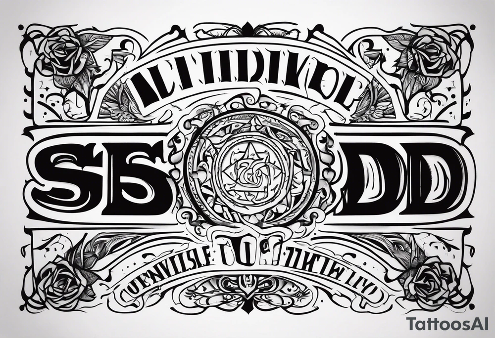 Ssdd tattoo idea