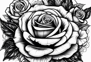 eine Taschenuhr mit einer Rose tattoo idea