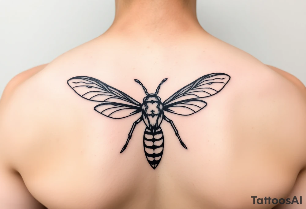 Fierce Hornet flying tattoo idea