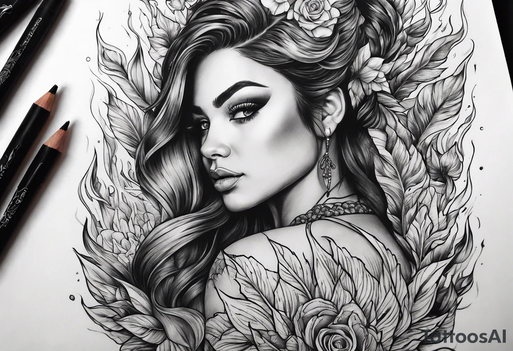 Fire tattoo idea