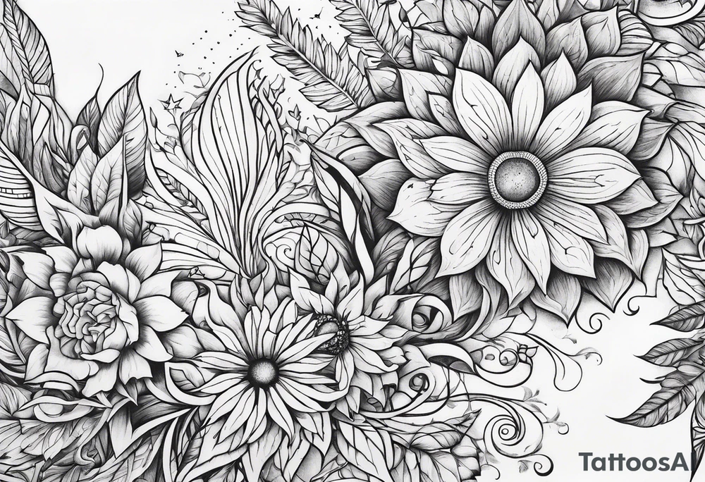 Plant tattoos tattoo idea