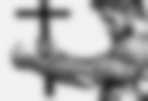 man carrying a cross tattoo idea