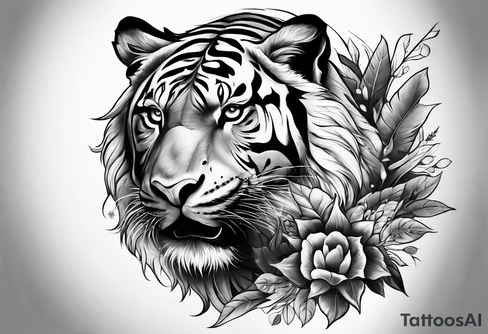 Big nature tattoo tattoo idea